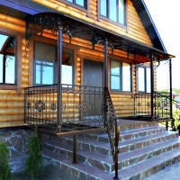 Кованый козырек 38